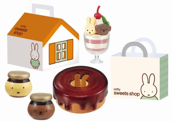 Re-ment Dollhouse - Miniature Miffy Sweets Shop - Complete Set 