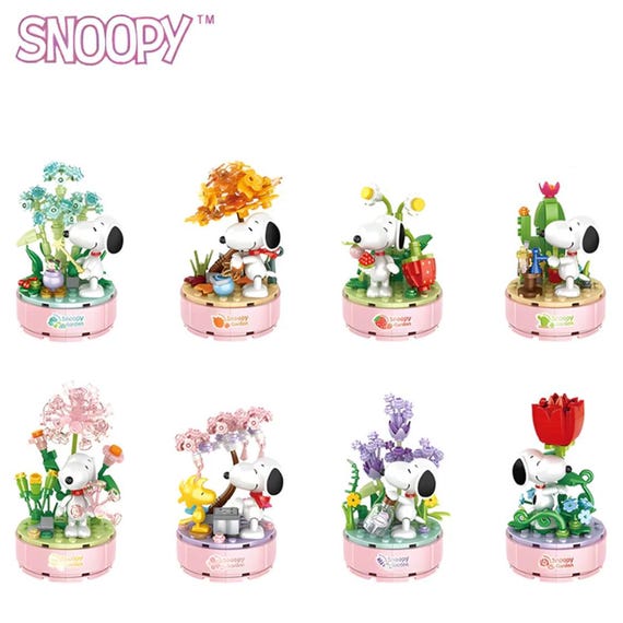 Nano Size Building Blocks - Mini Block - Snoopy Mini Display Brick