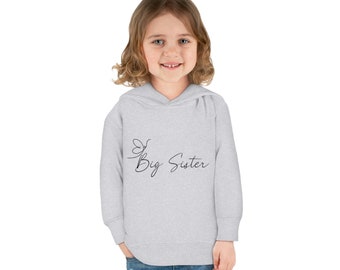 Big Sister Toddler Pullover Fleece Hoodie