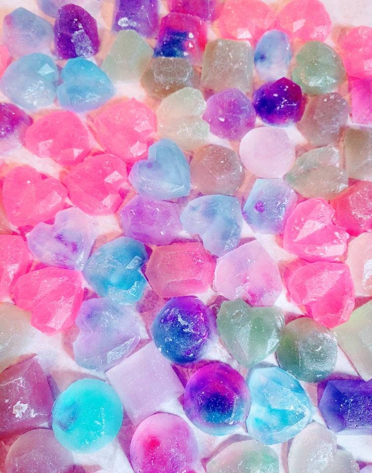 Mixed Gems Treasure Box, Kohakutou Crystal Jelly Candy, Edible Crystal Quartz, Edible Crystals
