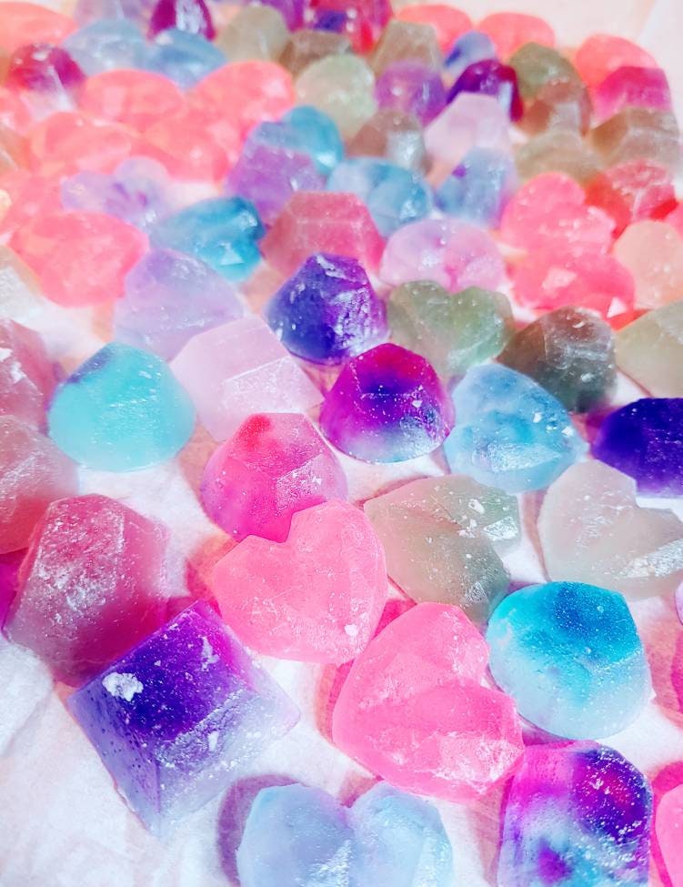 Mixed Gems Treasure Box, Kohakutou Crystal Jelly Candy, Edible Crystal Quartz, Edible Crystals
