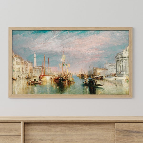 TV Frame Samsung, Venice Oil on canvas, DIGITAL DOWNLOAD