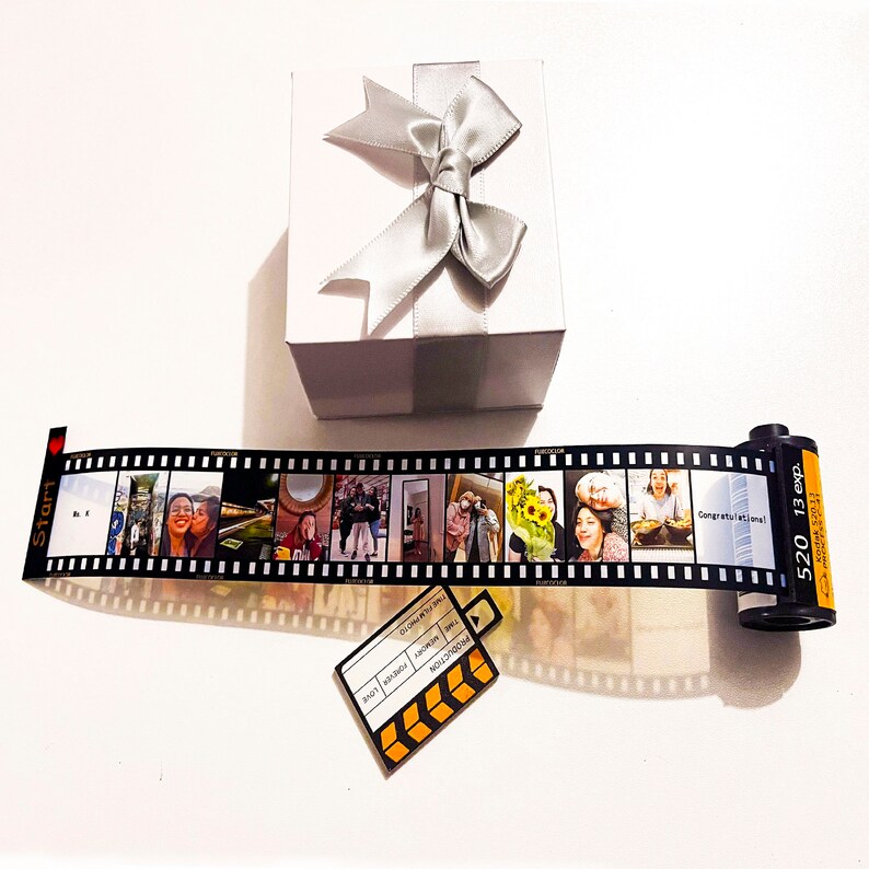 Camera Film Roll Keychain, Photos Film Keychain, Film Roll Keychain