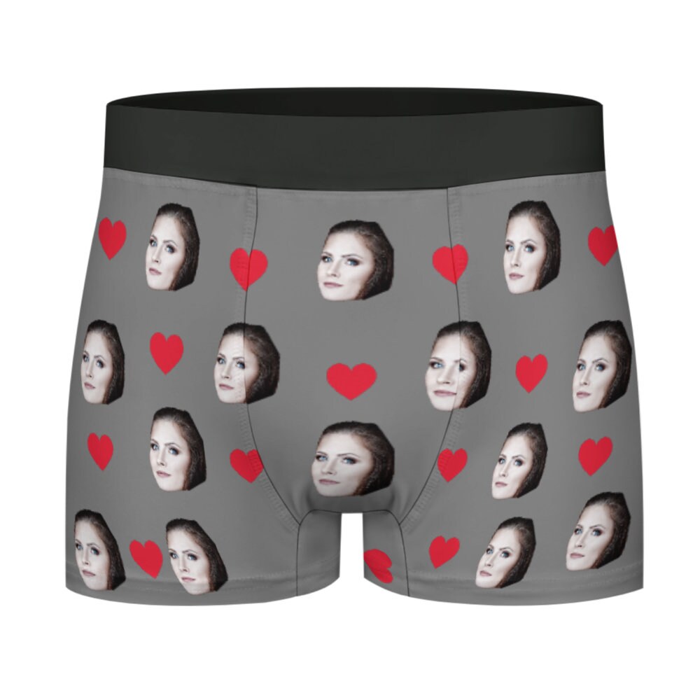 Valentine's Day Gift. Funny Boxers. Boyfriend Gift. Mens Boxers Custom. Property Of Underwear. Mens Personalized Boxers