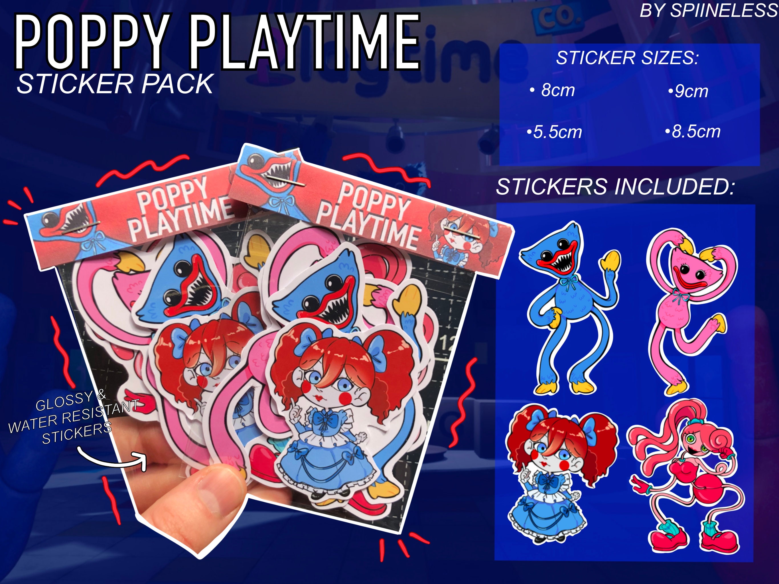 Poppy Playtime Stickers 