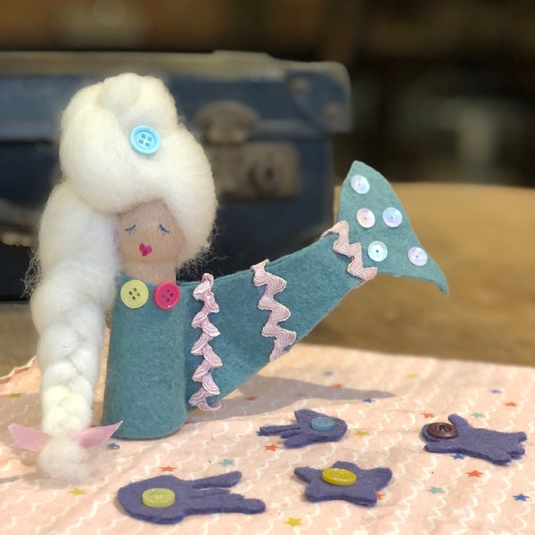 Mermaid Peg Doll Craft Kit