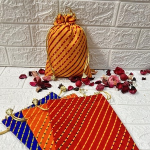 Bulk Lot Of Potli Bags, Wedding Favors, Gift Bags, Sweet Packing Bags, Diwali Gifts, Dry Fruit Bags, Bhaji Bags, Return Gifts For Guests