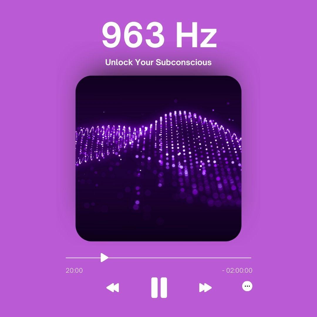 File MP3 con frequenza di solfeggio a 963 Hz: sblocca il tuo subconscio
