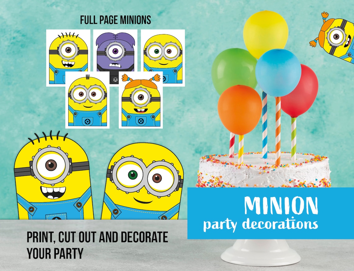 Minion Clipart Minion Printables Minion Party Decorations Minion Minion Clipart Minion Printables Minion Party Decorations Minion