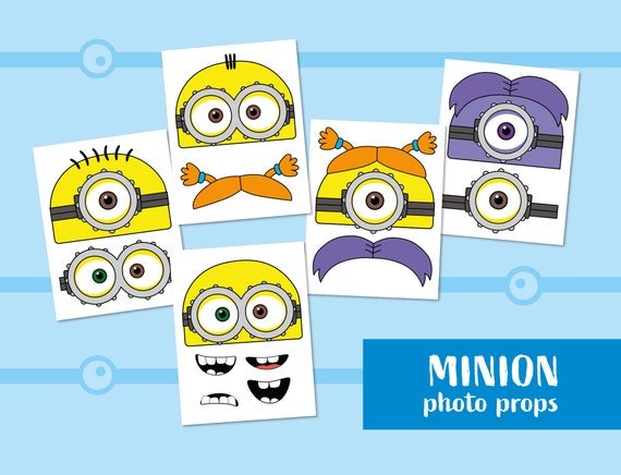 Minion Party Props Masks Minion Party Decorations Minion