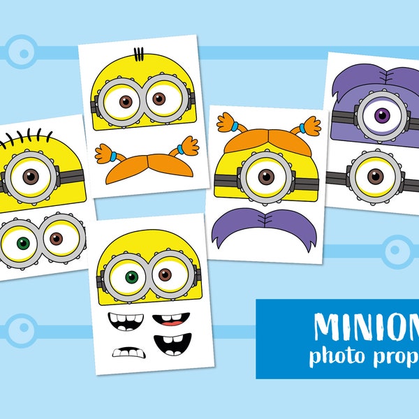 Minion Photo Booth - Etsy
