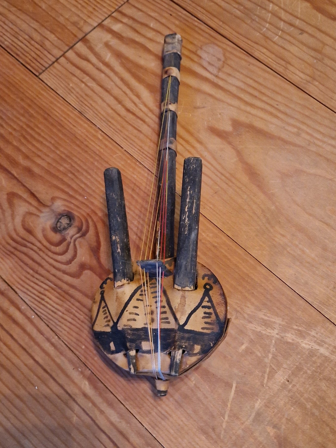 Kora Lute African Ethnic Harp Senegal, String Instrument Ethnic