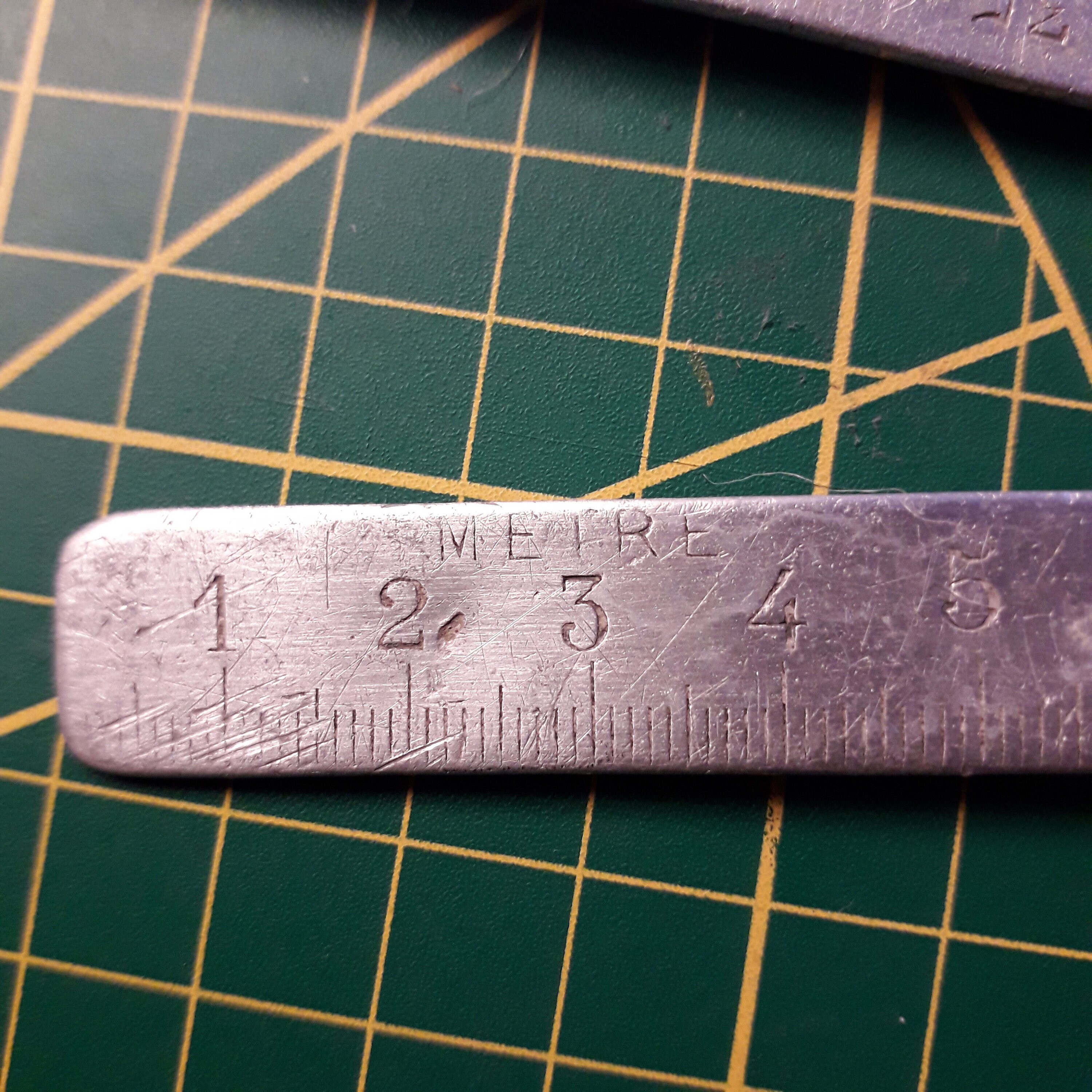 Craftsman Metal Folding Rule 1 Meter Vintage Craftsman Factory - Etsy