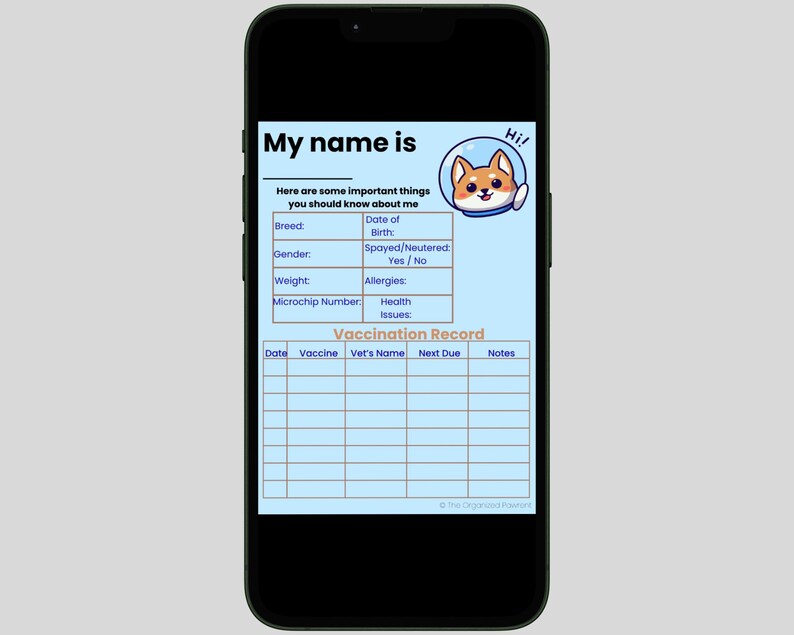 Pet Care Planner Printable | Dog Tracker Bundle | Vet Visit Log, Daily ...