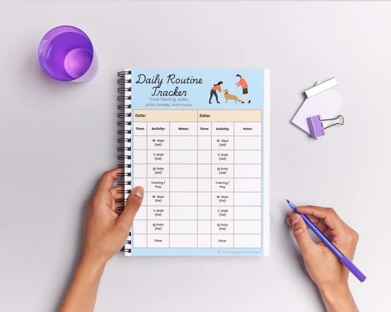 Pet Care Planner Printable | Dog Tracker Bundle | Vet Visit Log, Daily ...
