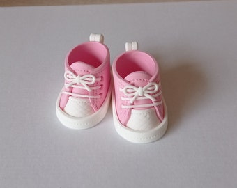 Babyschuhe Taufe Geburtstag Tortendeko Tortenaufleger  Fondant Torte