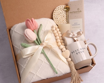 Caja de regalo del Día de las Madres, Cesta de regalo del Día de las Madres, Regalo del Día de las Madres de la Hija, Ideas de regalos del Día de las Madres, Regalo del Día de las Madres para la abuela, mamá