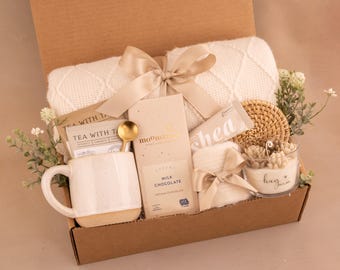 Sending Hugs Gift Box For Her, Birthday Gift, Self-Care, Comfort Care Package For Women, Sending Hugs And Love, Sympathy Gift