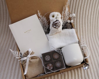 Holiday gift box Best Friend, Christmas gift, Winter gift, Gift box for women, gift idea, Gift box for women, Care package for her Warm gift