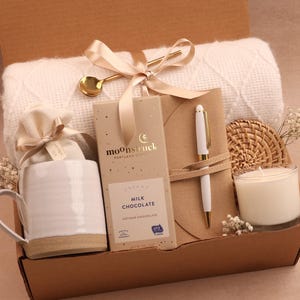 Gift Box For Her, Gift For Mom, Sending A Hug, Thinking Of You, Thank You Gift, Birthday Gift Box, Hygge Gift, Care Package, Gift For Women BlanktWhiteFancyPen