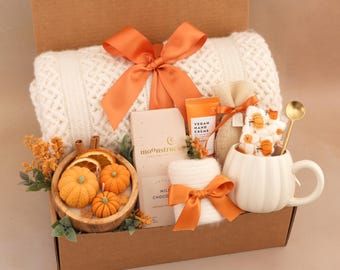 Halloween Boo Box for her, Halloween Gift box for Daughter, Fall Gift Box, Halloween Gift Box with Pumpkin Light, Boo Box for Girlfriend