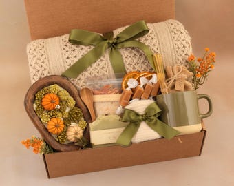 Self Care Gift Box, Sending Hugs Gift Box, Care Package For Her, Care Package Friend, Tea Gift Box, Cheer Up Gift Box, Thinking Of You
