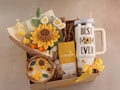 Crochet Sunflower Mothers Day Gift Box, Gift Box for Grandma, Daughter to Mother Gift, Gift Box for Mom Gift Set, Self Care Gift for Mom product logo