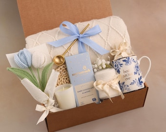 Mother's Day Gift Box, Cozy Hygge Care Package, Mom Ever Mug, Artisan Chocolate