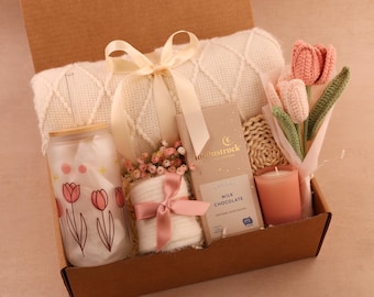 Cozy Hygge Gift Set, Fall Care Package, Hug in a Box, Self Care Gift