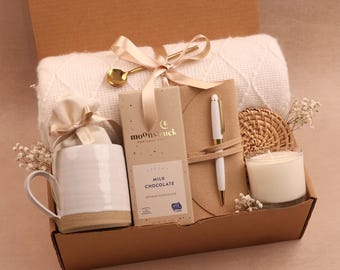 Care Package For Her, Sending Love And Hugs, Get Well Soon, Cheer Up Gift Box, Gift For Best Friend, Tea Gift Box, Care Package