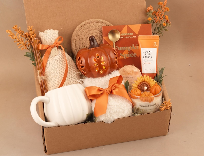 Hug in a Box, Comfort Care Package for Women, Cozy Gift Basket Fall NoBlanket