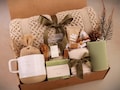 Sending Healing Vibes Gift Box For Women, Succulent, Socks, Candle, Get Well Gift For Her, Thinking Of You Gift, Gift Basket With Blanket