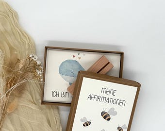 Affirmation cards for children | positive beliefs | empowering children | self-esteem | resilience | ritual for every day | strong thoughts