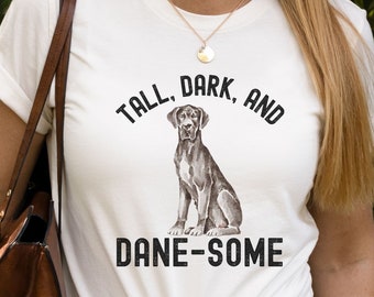 Great Dane T Shirts for Dog Mom or Dad, Funny Great Dane Gift Great Dane Shirts, Dog Mom TShirts Dog Lover Animal Gifts Great Dane Shirt