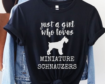 Schnauzer T Shirt for Dog Mom, Funny Schnauzer TShirt Mini Schnauzer Shirts, Dog Mom T Shirts Gift Dog Lover Gifts Schnauzer Shirt