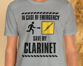 Save My Clarinet Shirt, Marching Band TShirt, Clarinet Player Gift for Orchestra Band, Orchestra Tshirt, Woodwinds, Band Camp T Shirt