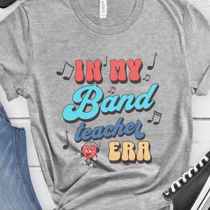 Band Teacher Tshirt, Music Teacher Shirt, Retro Band Directors Gift, Music Educator, Marching, Jazz, Orchestra, Mariachi Band