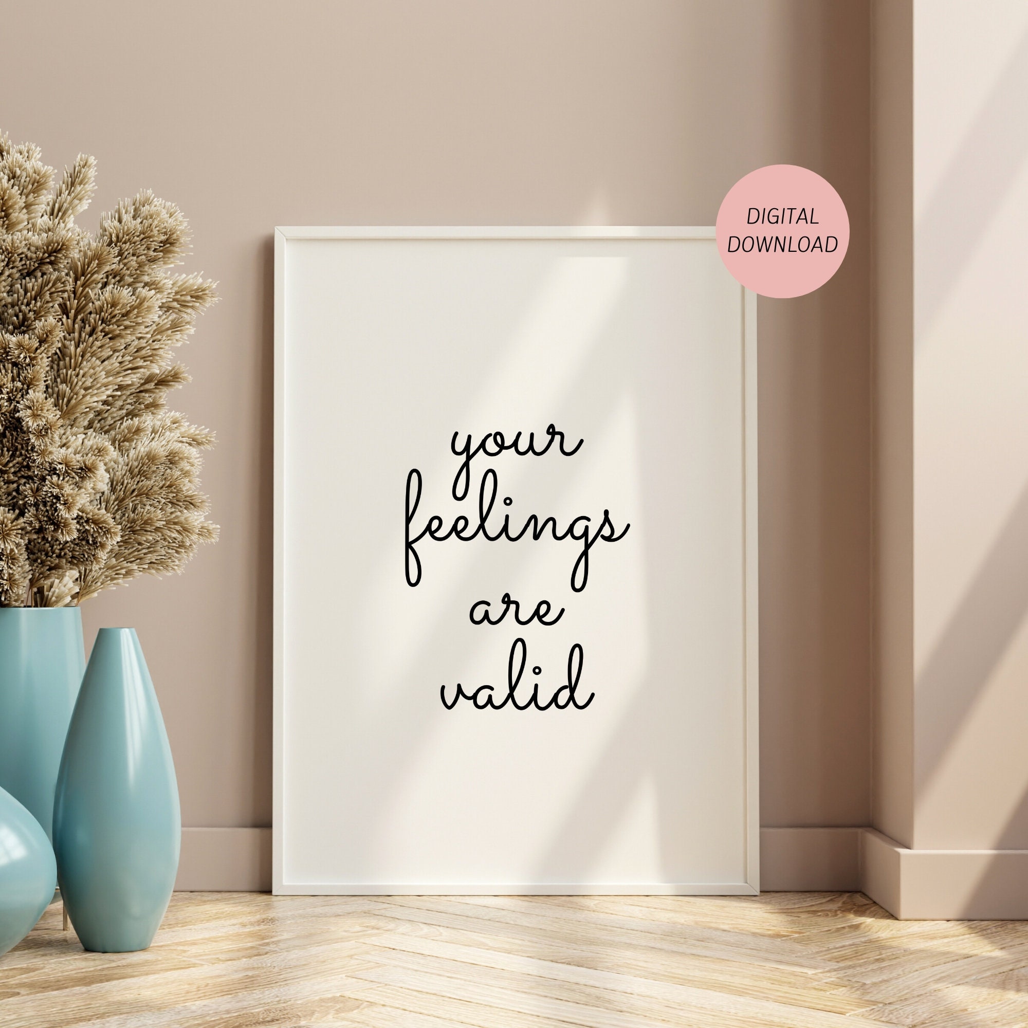 Mental Health Therapy Office Decor | Counselor Wall Art, Psychology Logo Print Calming Decor For Therapists & Counselors From Homepro5, $5.38