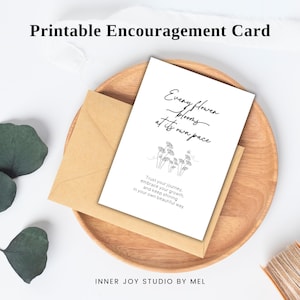 Druckbare Ermutigung Grußkarte für Freund, Affirmation Zitat, Geschenk für psychische Gesundheit für Selbstliebe, Unterstützungskarte, denke an Sie