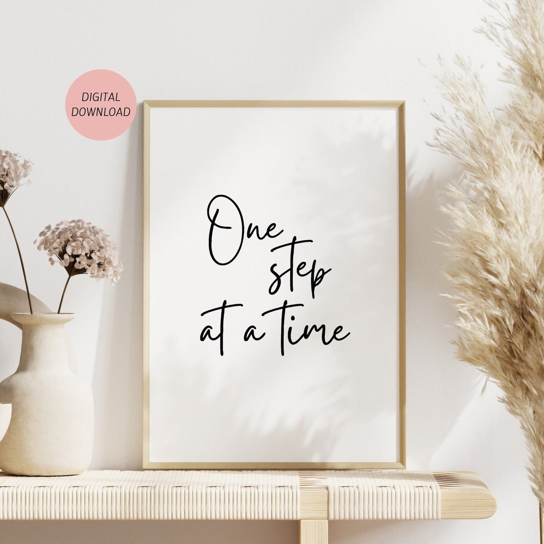 Inspirational Quotes Printable Wall Art, Motivational Poster for Mental ...