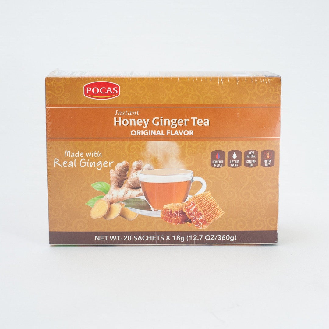 Instant Pocas Honey Ginger Tea Original Flavor Delicious Etsy
