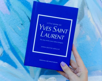 Yves Saint Laurent Decorative Book | Luxury Designer Book | Coffee Table Decoration | Shelf Decor | Coffee Table Decor | Display Books