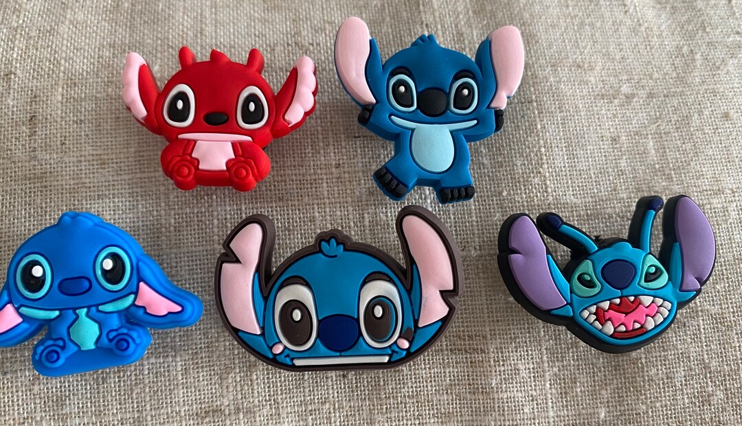 Stitch X 5 Character Jibbitz/ Croc Charms Bundle Etsy UK