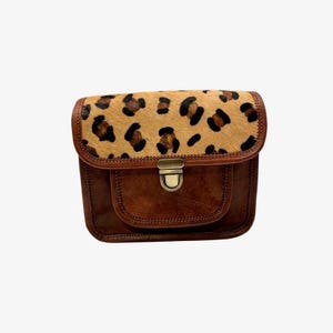 Sac à bandoulière en cuir Léo Odette