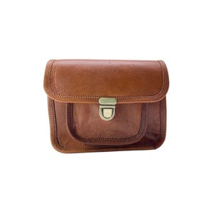 Sac à bandoulière en cuir Odette - Sac à main en cuir de chèvre fait main