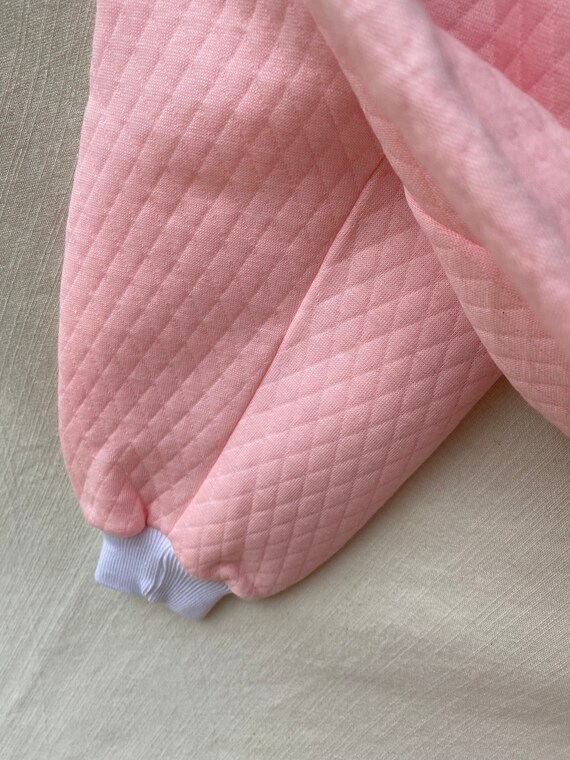 2/3 years - 80s light pink padded track suit - image 7