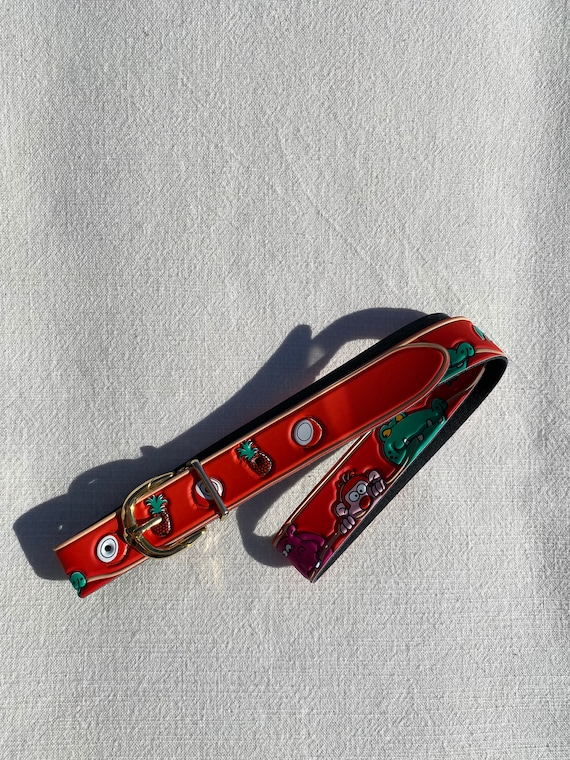 4 to 7 years VINTAGE kids 80s belt, new from stoc… - image 1