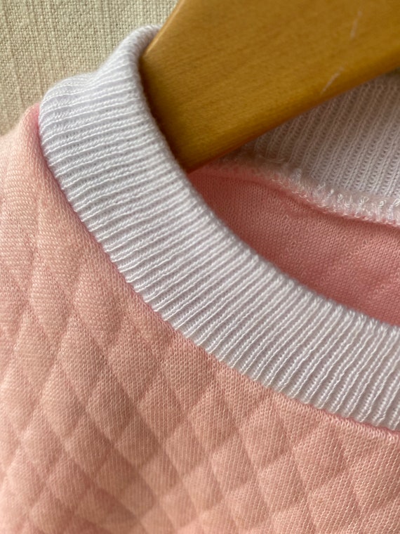 2/3 years - 80s light pink padded track suit - image 3