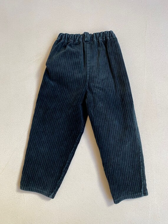 2 3 Years VINTAGE Children 80s Blackberry Corduroy Trousers