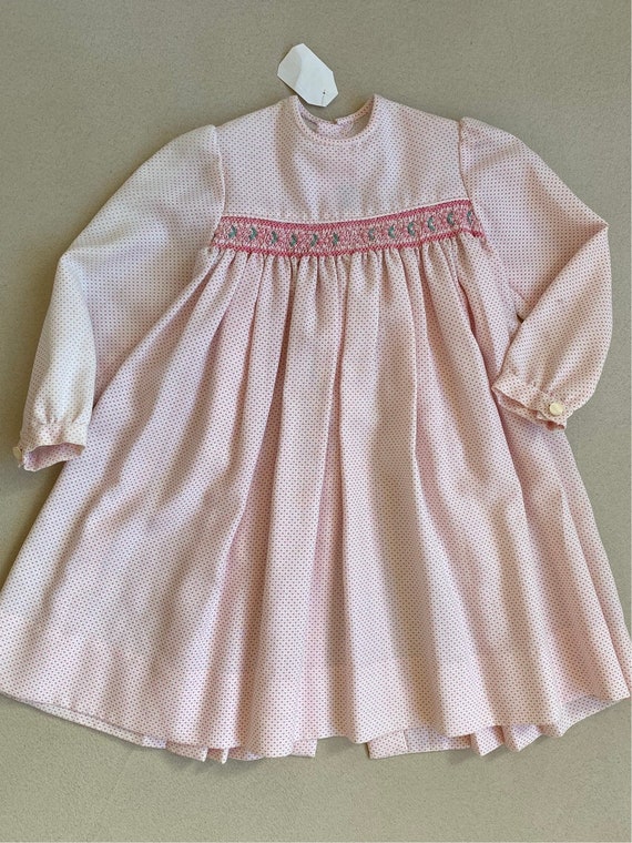 2/3 years VINTAGE 80s kids dress, new from stock,… - image 1